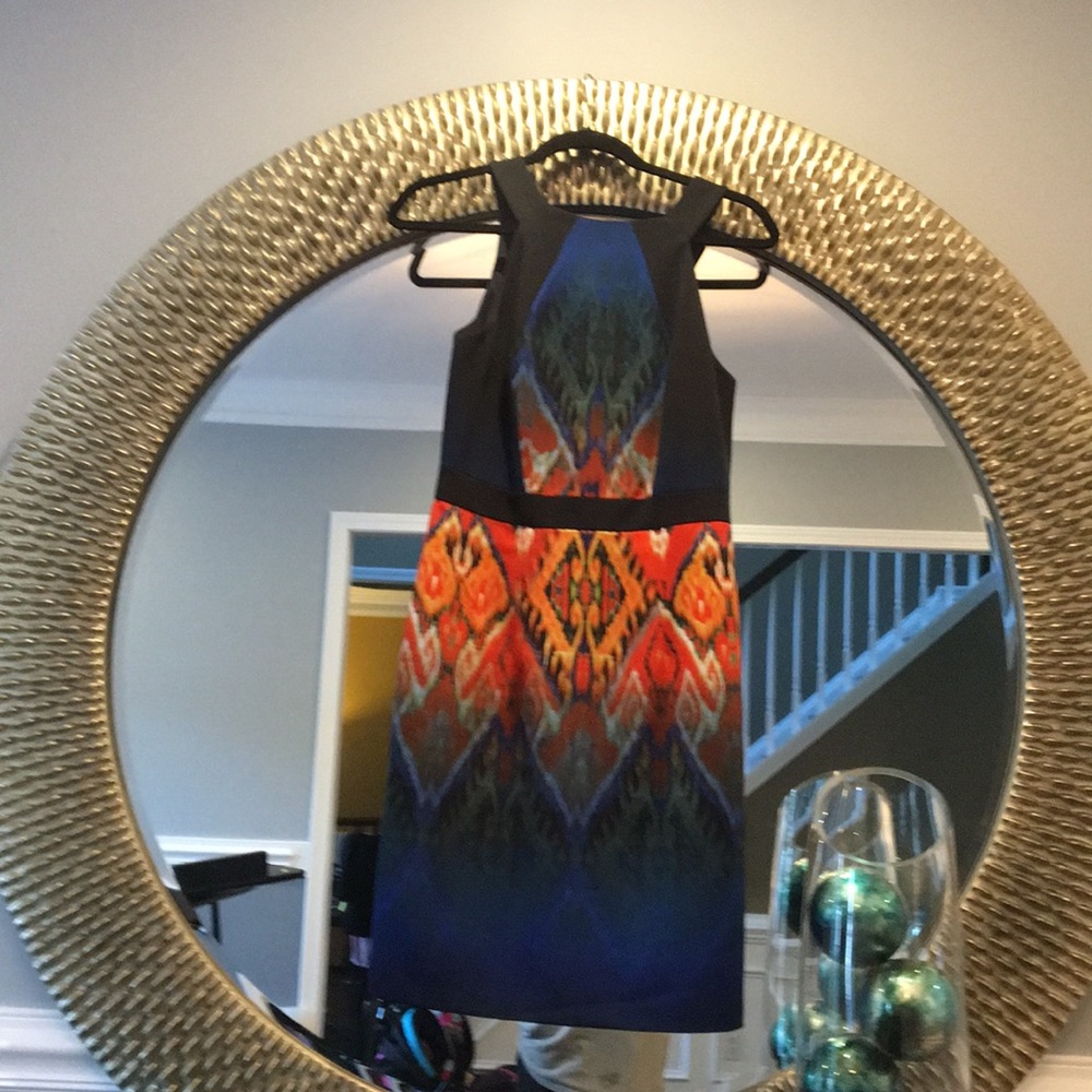 Muse colorful, sleeveless dress. Sz 6